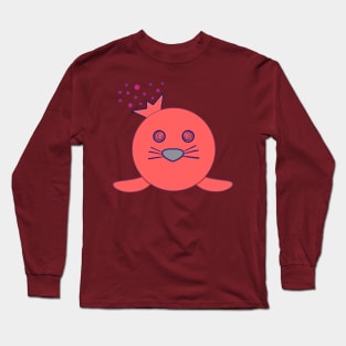 Kawaii Cute Pomegranate Baby Seal Long Sleeve T-Shirt